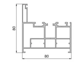 Aluminium Folding Door Aluminum Extruded Profile