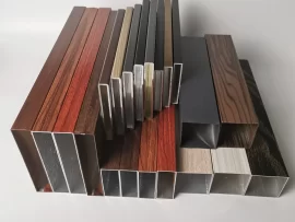 Extruded aluminum tube profiles