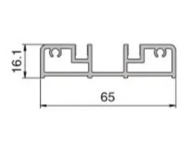 Folding Door Aluminum Profiles For Indoor
