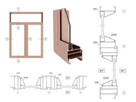 High Quality Aluminum Casement Window Profile